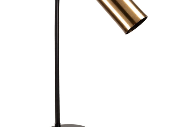 Φωτιστικό Επιτραπέζιο Emek 584TTM1721 25x17x52cm E27 40W Black-Gold Opviq
