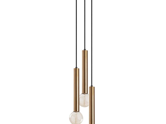 Φωτιστικό Οροφής Tempo 584TTM1321 22x22x136cm 3xE27 40W Gold Opviq