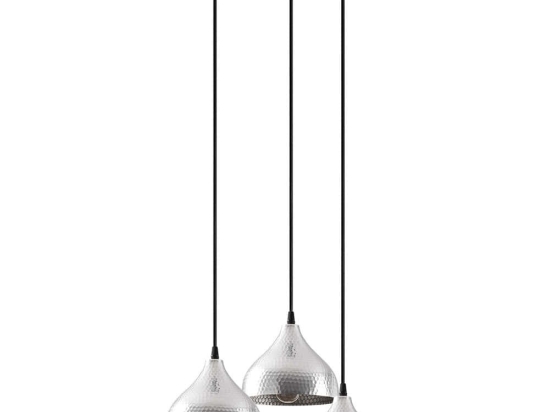 Φωτιστικό Οροφής Tattoo 584TTM1377 42x42x114cm 3xE27 40W Silver Opviq