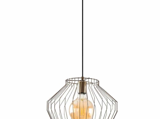 Φωτιστικό Οροφής Vazo 584TTM1418 35x35x126cm 1xE27 40W Gold Opviq