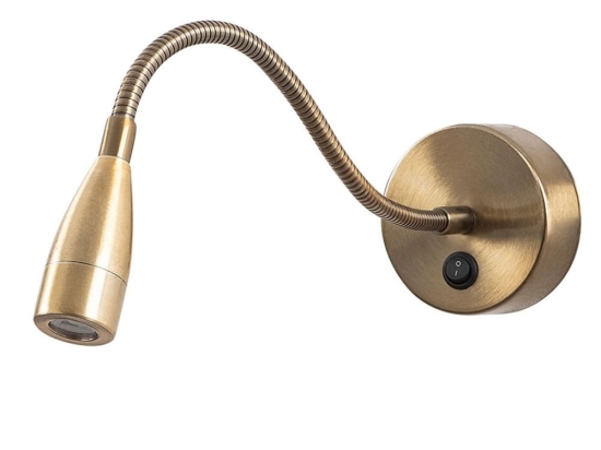 Φωτιστικό Τοίχου - Απλίκα Reading 584TTM1943 8x38x15cm Led 1W 2700K Bronze Opviq