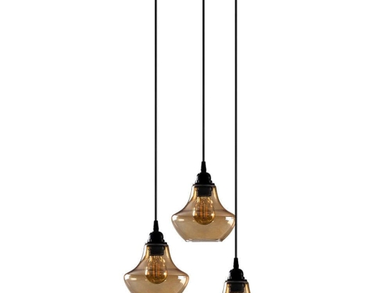 Φωτιστικό Οροφής Gold 892OPV1913 39x39x111cm 3xE27 40W Gold-Black Opviq