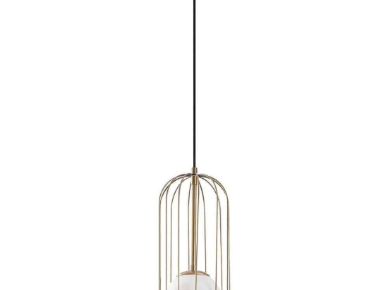 Φωτιστικό Οροφής Tweety 584TTM1457 17x17x139cm 1xE27 40W Gold-White Opviq