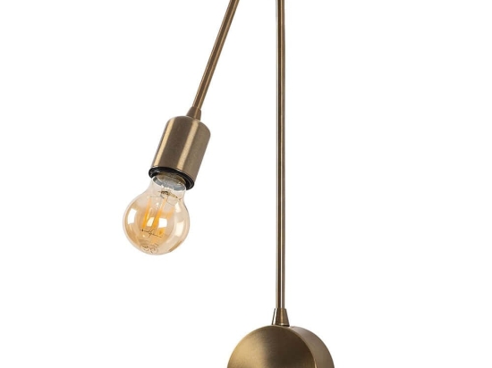 Φωτιστικό Τοίχου - Απλίκα Kunduz 584TTM1954 10x20x48cm 1xE27 40W Gold Opviq