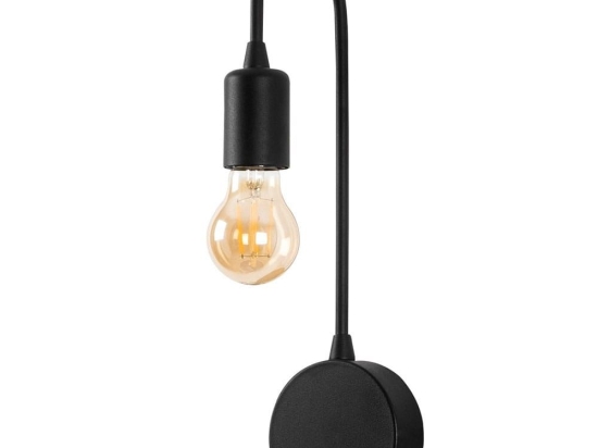 Φωτιστικό Τοίχου - Απλίκα Baston 584TTM1962 10x14x38cm 1xE27 40W Black Opviq