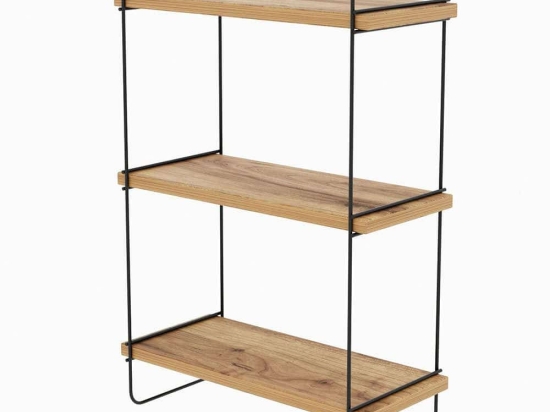 Ραφιέρα Τοίχου Pulalis 854KLN1711 40x20x66cm Pine