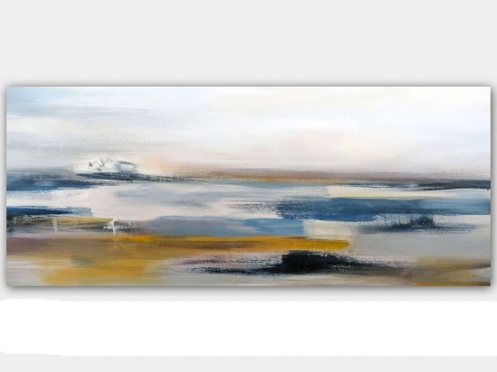 Πίνακας Καμβάς 451ERN1173 120x50cm Multi Wallity Οριζόντιοι Καμβάς