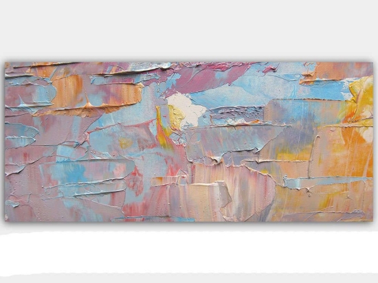 Πίνακας Καμβάς 451ERN1636 120x50cm Multi Wallity Οριζόντιοι Καμβάς