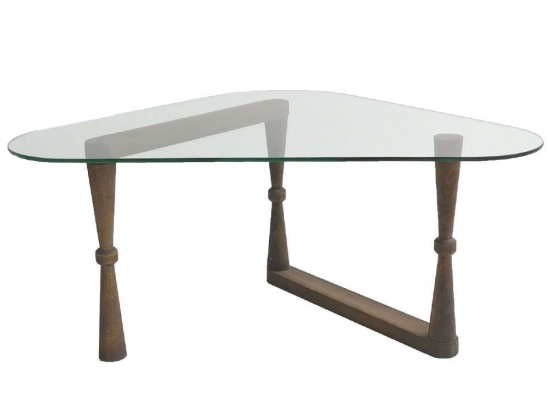 Τραπέζι Σαλονιού 552NOS1403 96x81x41cm Walnut