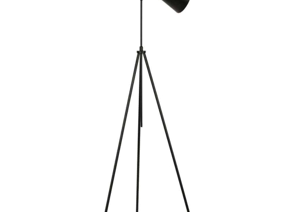 Φωτιστικό Δαπέδου Teleskop 534LUN3246 25x175cm E27 40W Black Opviq