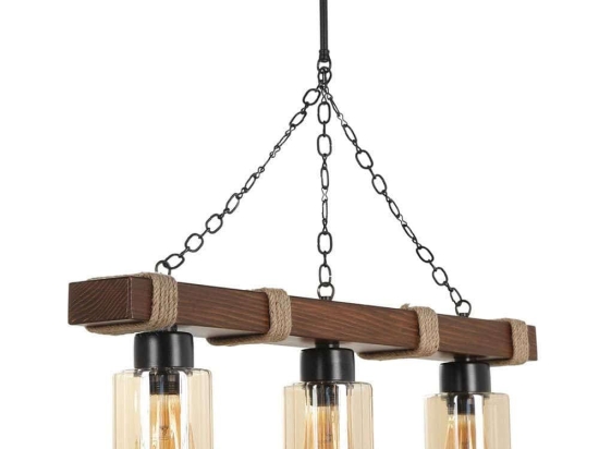 Φωτιστικό Οροφής - Ράγα Jasmin 534LUN3370 70x18x70cm 3xE27 40W Multi Opviq