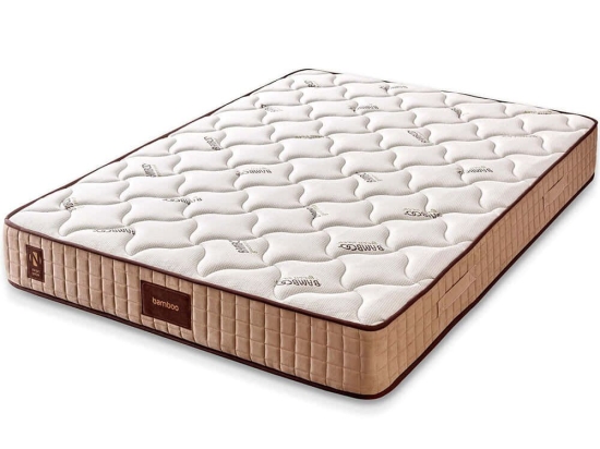 Στρώμα Bamboo 480NRN1102 90x200cm Multi Spring White-Beige Μονό