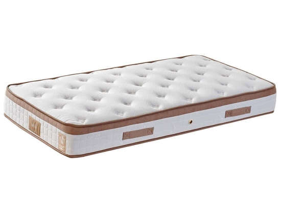 Στρώμα Latte 480NRN1225 120x200cm Multi Spring White-Brown Μονό