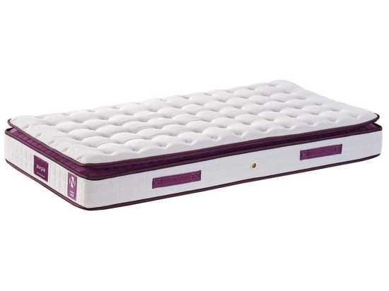 Στρώμα Purple Orthopedic 480NRN1255 120x200cm Memory Foam White-Purple Μονό