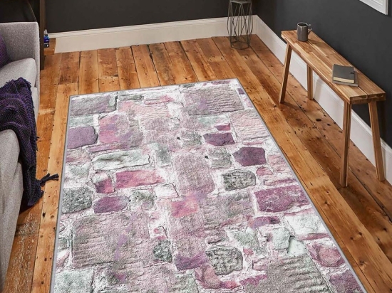 Χαλί Hmnt672 474HFT2160 Purple-Grey Conceptum Hypnose 120X180cm