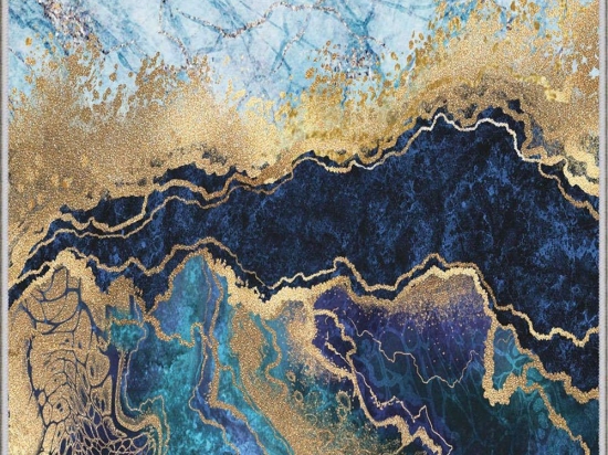 Χαλί HMNT768 Blue-Gold Conceptum Hypnose 80X120cm