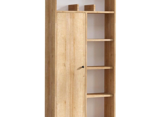 Βιβλιοθήκη Jemma 793ELG3616 60x30x170cm Oak