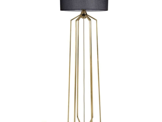 Φωτιστικό Δαπέδου Alba 534LUN4166 30x153cm E27 40W Gold-Black Opviq