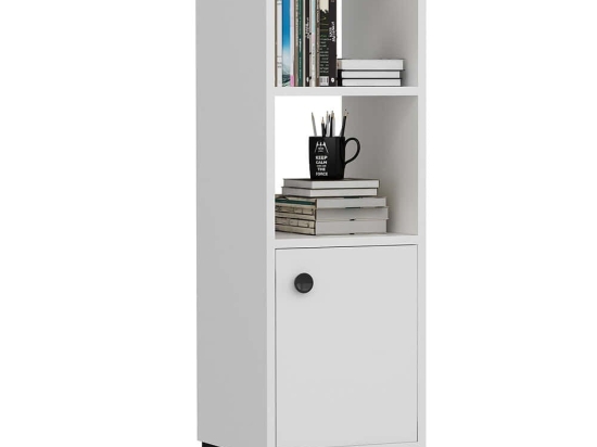 Ραφιέρα Δαπέδου Alone 475OLV1603 38,6x35x115cm White