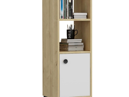 Ραφιέρα Δαπέδου Alone 475OLV1604 38,6x35x115cm Oak-White