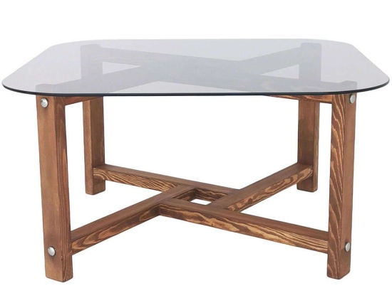 Τραπέζι Σαλονιού Zen 552NOS1414 80x80x40cm Oak
