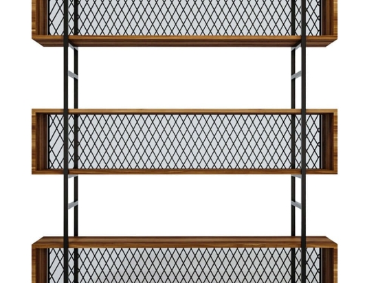 Ραφιέρα Δαπέδου Isil 285LCV1178 140x34x180cm Walnut