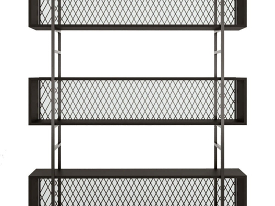 Ραφιέρα Δαπέδου Isil 285LCV1179 140x34x180cm Black