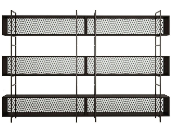 Βιβλιοθήκη Iclal 285LCV1180 280x34x180cm Black