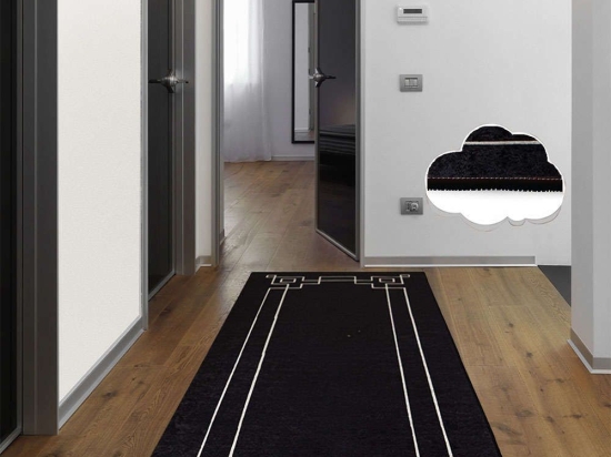 Χαλί Square Black-White Conceptum Hypnose 80X200cm