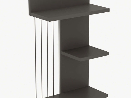 Ραφιέρα Τοίχου Kinik 854KLN1739 40x19x60cm Anthracite