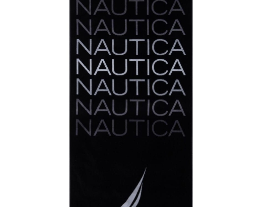 Πετσέτα Θαλάσσης Nau Jet Black Nef-Nef Θαλάσσης 80x160cm 100% Βαμβάκι