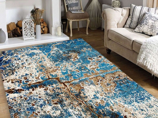 Χαλί Be Lost Djt Blue-Gold Conceptum Hypnose 80X200cm