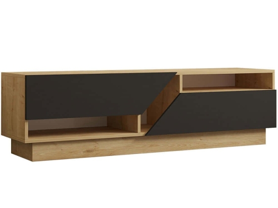 Έπιπλο Τηλεόρασης Koza 835PUQ3057 160x40x45cm Oak-Anthracite