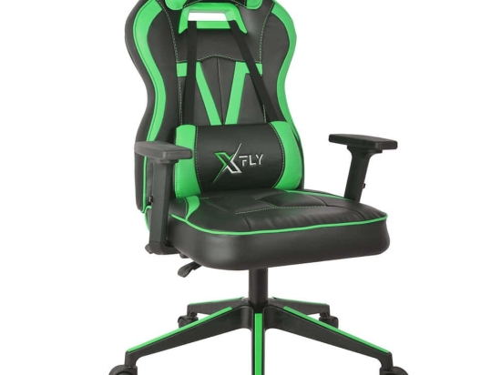 Καρέκλα Γραφείου Gaming XFly Vendetta 928STX1103 62x46x120cm Black-Green