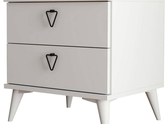Κομοδίνο Versa 389MZA1712 52x45x55,1cm White