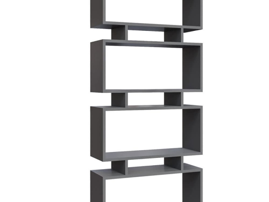 Βιβλιοθήκη Langdon 935CMN1115 72x25x161cm Anthracite