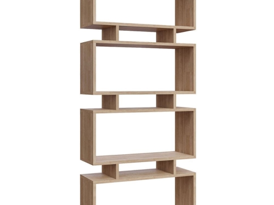 Βιβλιοθήκη Langdon 935CMN1117 72x25x161cm Oak