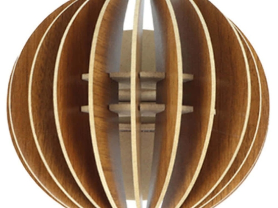 Φωτιστικό Τοίχου - Απλίκα 390FLH2115 19,5x16,5x19,5cm E27 40W Walnut Opviq