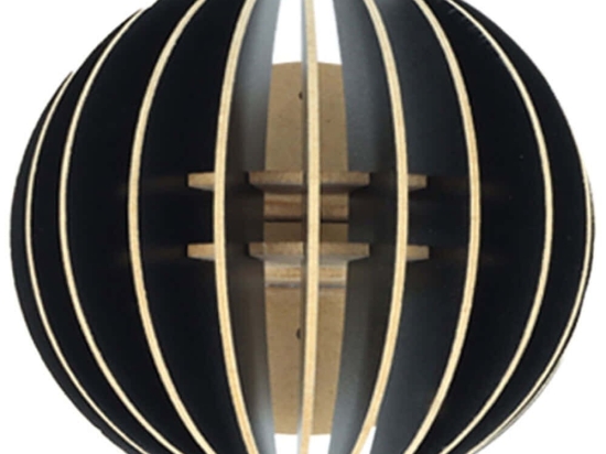 Φωτιστικό Τοίχου - Απλίκα 390FLH2117 19,5x16,5x19,5cm E27 40W Black Opviq