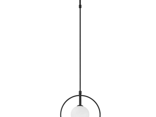 Φωτιστικό Οροφής Geometri 942FLG1126 21x12x40/116cm G9 10W Black Opviq