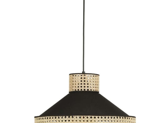 Φωτιστικό Οροφής Kevin 941RTN1102 Φ40x70cm 1xE27 40W Beige-Black Opviq
