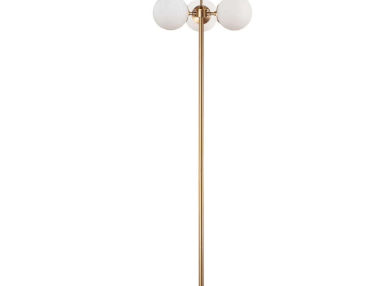 Φωτιστικό Δαπέδου Akkas 942FLG1510 48x48x163cm 4xE14 40W Gold-White Opviq