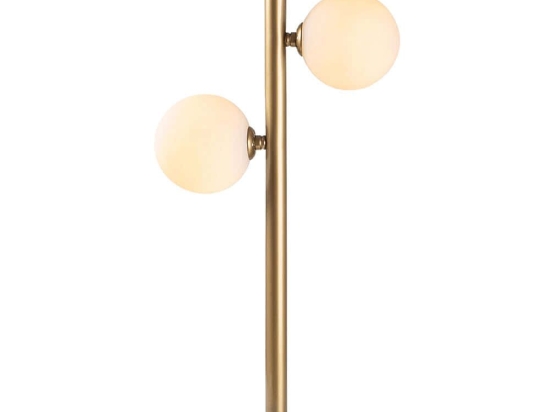 Φωτιστικό Επιτραπέζιο Domino 942FLG1808 26x18x52cm 2xG9 10W Gold Opviq