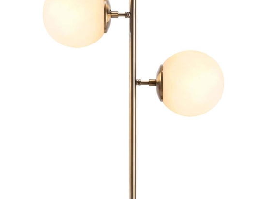 Φωτιστικό Επιτραπέζιο Fazli 942FLG1815 40x17x57cm 2xE14 40W Gold Opviq