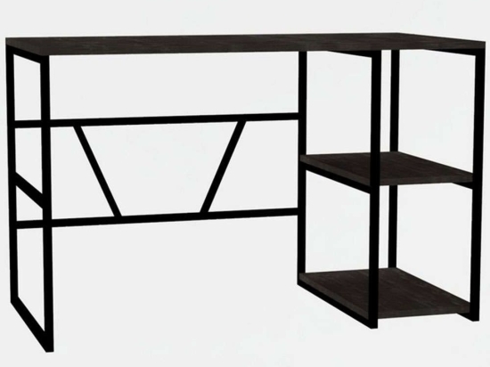 Γραφείο Caste 495SSE1506 120x60x74cm Anthracite-Black