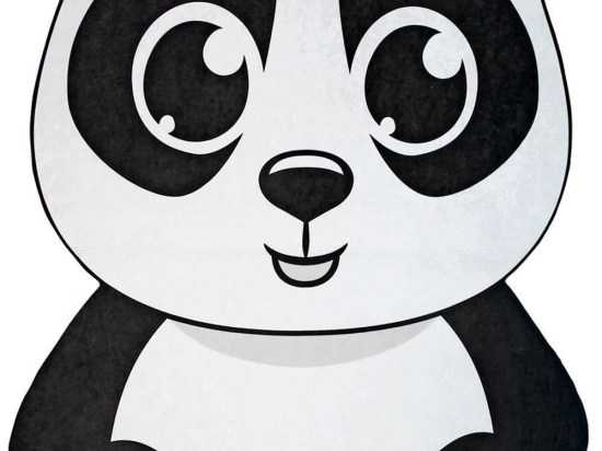 Χαλί Kids-1 White-Black Conceptum Hypnose 100X160cm