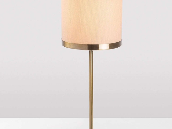 Φωτιστικό Επιτραπέζιο Way 942FLG1362 18x18x52cm E27 40W Gold-White Opviq