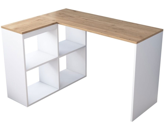 Γραφείο Γωνιακό 893RAN2708 120x50x74,8cm White-Oak