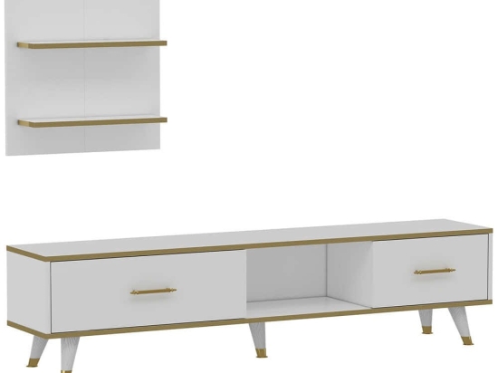Σύνθεση Τηλεόρασης Aren 382NRC1118 180x35x43,6cm White