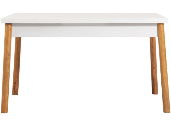 Τραπέζι Costa Masa 869VEL5223 120x75x77cm Pine-White Μοριοσανίδα,Ξύλο